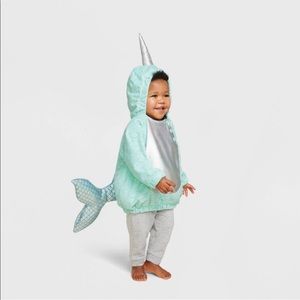 Narwhal baby costume